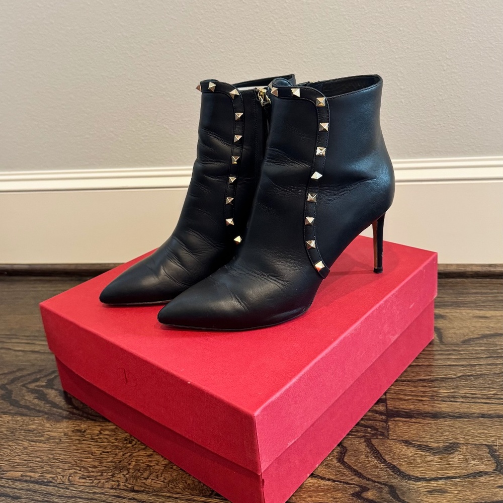 Valentino Rockstud Booties